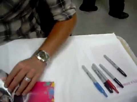 Meeting the Jonas Brothers and Demi Lovato at Walmart 0290