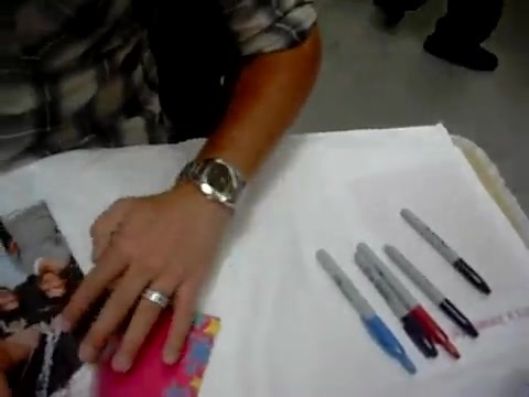 Meeting the Jonas Brothers and Demi Lovato at Walmart 0306