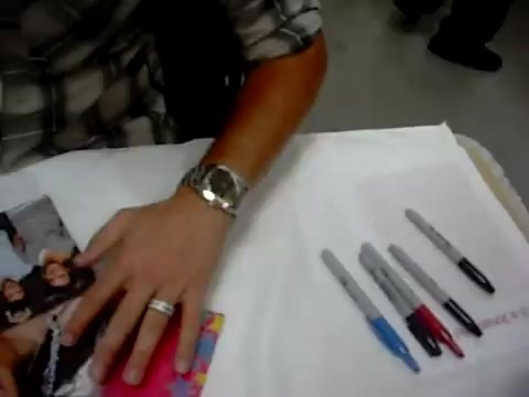 Meeting the Jonas Brothers and Demi Lovato at Walmart 0310