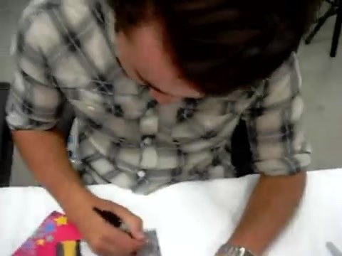 Meeting the Jonas Brothers and Demi Lovato at Walmart 0363