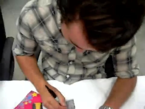 Meeting the Jonas Brothers and Demi Lovato at Walmart 0369