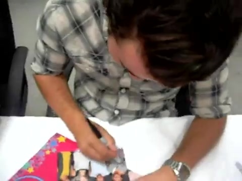 Meeting the Jonas Brothers and Demi Lovato at Walmart 0380