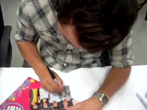 Meeting the Jonas Brothers and Demi Lovato at Walmart 0391