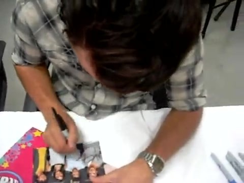 Meeting the Jonas Brothers and Demi Lovato at Walmart 0412