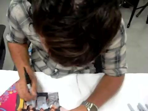 Meeting the Jonas Brothers and Demi Lovato at Walmart 0436