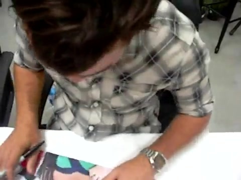 Meeting the Jonas Brothers and Demi Lovato at Walmart 0462