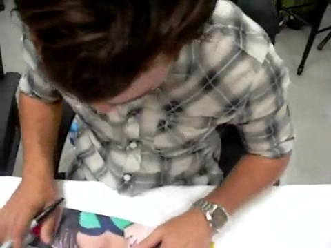 Meeting the Jonas Brothers and Demi Lovato at Walmart 0464