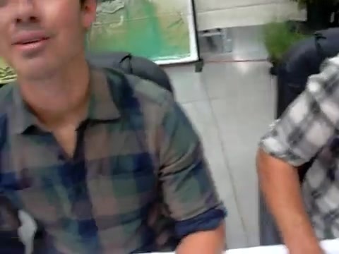 Meeting the Jonas Brothers and Demi Lovato at Walmart 0762