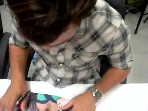 Meeting the Jonas Brothers and Demi Lovato at Walmart 0466