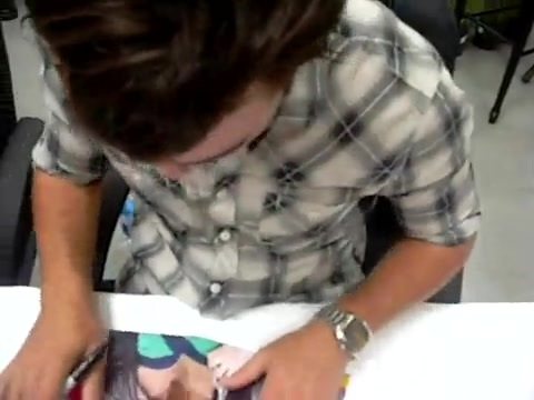 Meeting the Jonas Brothers and Demi Lovato at Walmart 0468