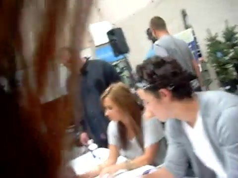 Meeting the Jonas Brothers and Demi Lovato at Walmart 1300