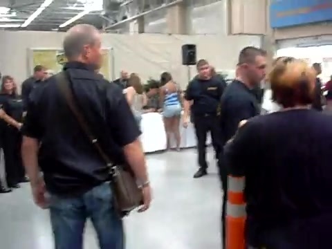 Meeting the Jonas Brothers and Demi Lovato at Walmart 2935