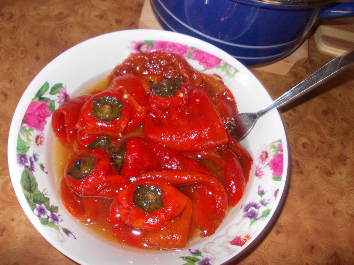 ardei copt - Meniu pt postul Sf Apostoli Petru si Pavel