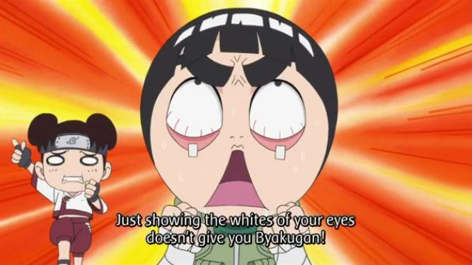 Lee cu Byakugan...:)) - YyY Poze haioase din NarutoYyY