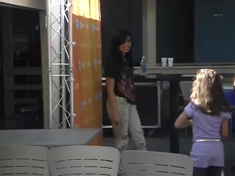 Demi Lovato meeting fans at her private meet n greet in Detroit in August of 2009 0528