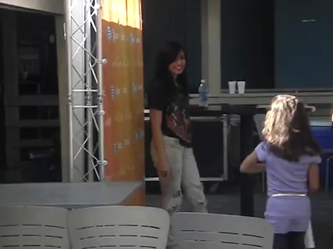 Demi Lovato meeting fans at her private meet n greet in Detroit in August of 2009 0532