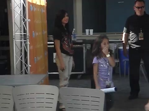 Demi Lovato meeting fans at her private meet n greet in Detroit in August of 2009 1027