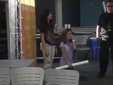 Demi Lovato meeting fans at her private meet n greet in Detroit in August of 2009 0988