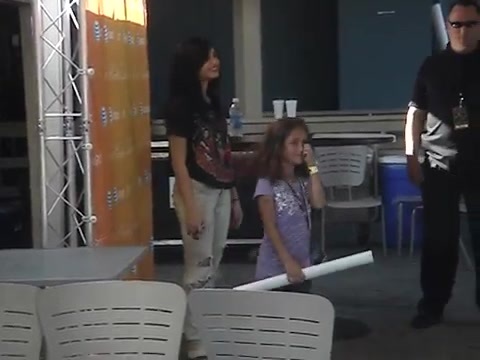 Demi Lovato meeting fans at her private meet n greet in Detroit in August of 2009 0989