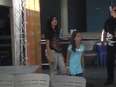 Demi Lovato meeting fans at her private meet n greet in Detroit in August of 2009 1478