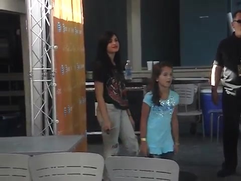 Demi Lovato meeting fans at her private meet n greet in Detroit in August of 2009 1480