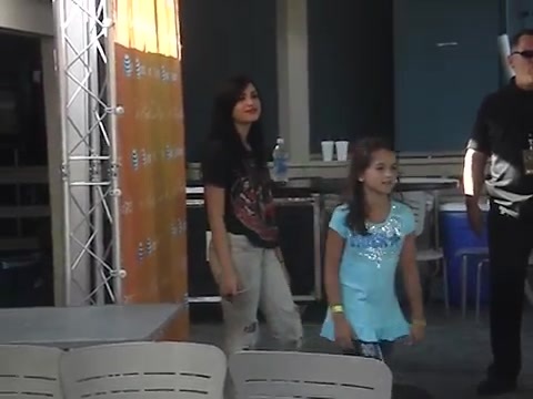 Demi Lovato meeting fans at her private meet n greet in Detroit in August of 2009 1489