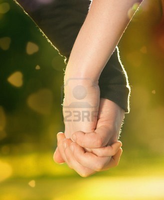 9219254-concept-shoot-of-friendship-and-love-of-man-and-woman-two-hands-over-sun-ray-and-nature - Sun  Girl  Love