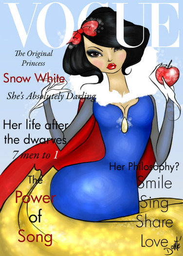 vogue_princesses__snow_white_by_dantetyler-d33b2e2 - Disney Princess in Vogue