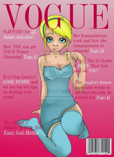 cinderella_in_vogue__by_emmzipopzxecstacy-d4vw9o3 - Disney Princess in Vogue