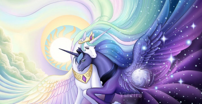 __sisters_as_night_and_day___by_yiuokami-d4fjw6o - Pony girl