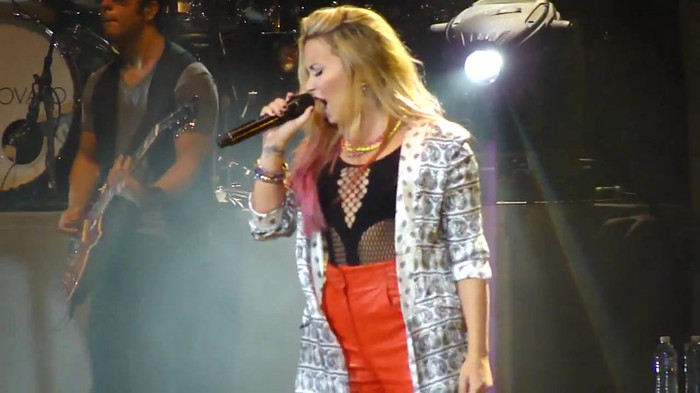 Entrance and All Night Long- Demi Lovato 09495