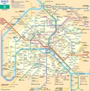 harta metrou paris - Paris