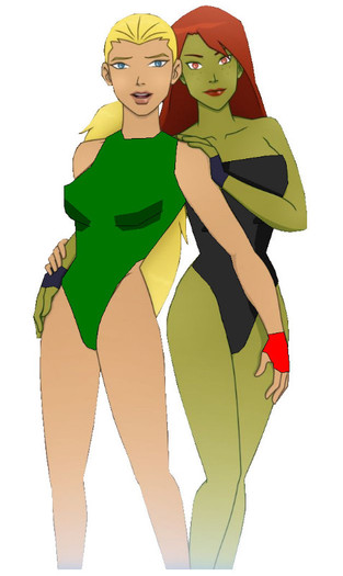 yj_artemis_and_miss_martian_by_espioartwork31-d4tj6xp