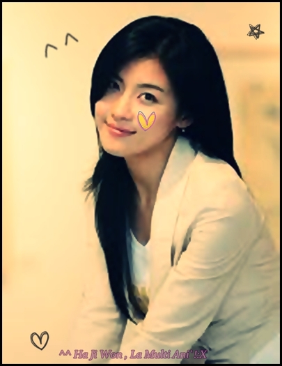 ✿` -Saranghae Ha Ji Won<33