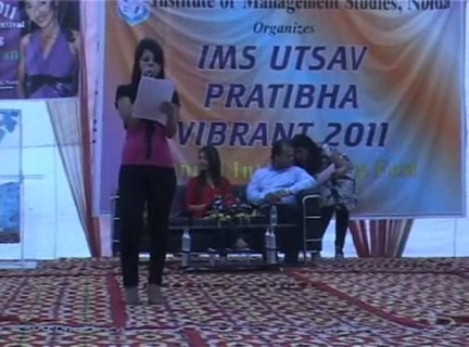 x-sara khan 3 - Sara Khan at IMS Noida Annual Festival IMS Utsav Pratibha Vibrant