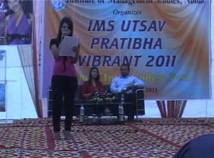 x-sara khan 7 - Sara Khan at IMS Noida Annual Festival IMS Utsav Pratibha Vibrant