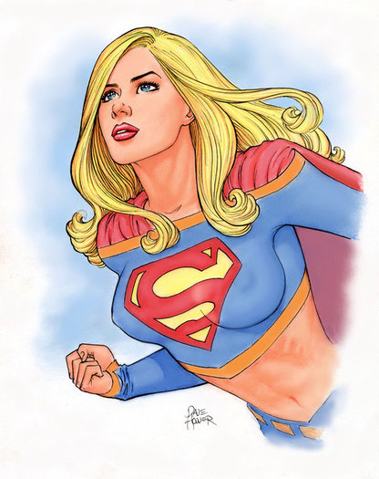 Supergirl_Portrait_by_Tarzman