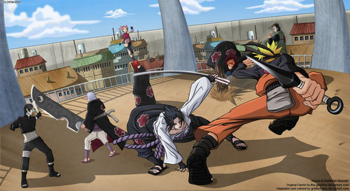 VIII_Taka vs Konoha