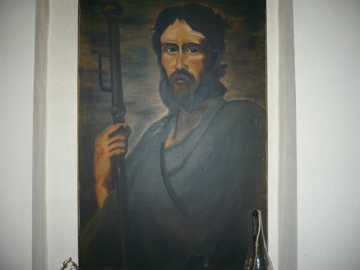 P1020308; Sf.PETRU tablou pictat de un incepator in pictura bisericeasc in anul 1991
