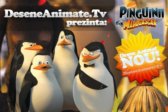 pinguinii-din-madagascar - desene animate