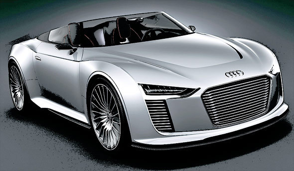 audi-e-tron-spyder-titel - Masini tunate si masini preferate