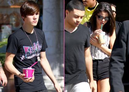 bieber-gomez-commons-yogurt - Justin Bieber 5