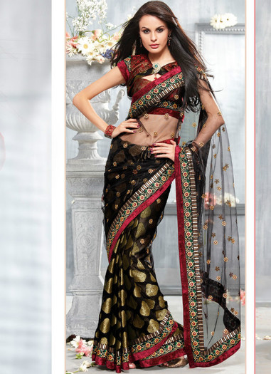 modern-designs-of-indian-party-wear-sarees - date si poze despre SAREE-URI indiene