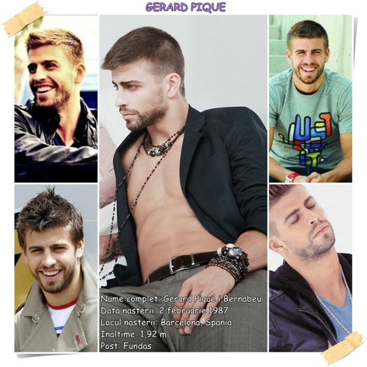 GERARD PIQUE - o_O Votati cel mai sexy fotbalist strain O_o