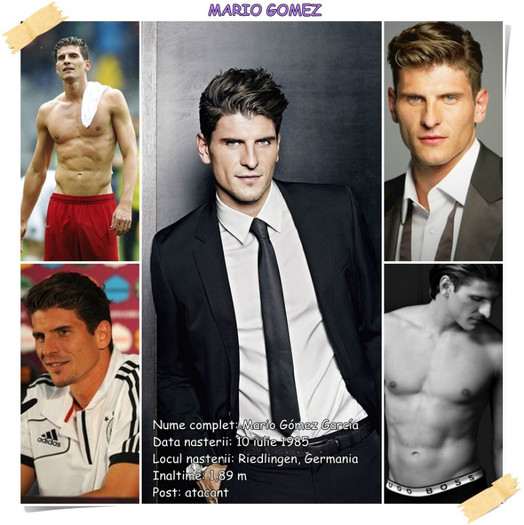 MARIO GOMEZ - o_O Votati cel mai sexy fotbalist strain O_o