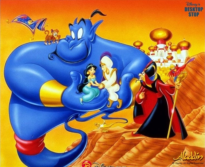 Imagini Aladdin, Jasmine si duhul din lampa fermecata - 4 - Aladin Si Lampa  Fermecata - roxy25