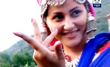 PROMO9 - Hina Khan In Srinagar_ Promo With ABP News