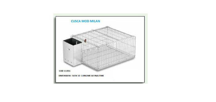 CUSCA MODEL MILAN - 4-CATALOG PRODUSE PENTRU  IEPURI