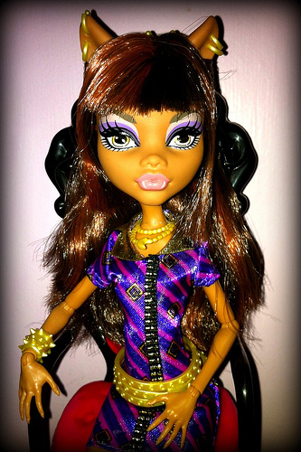 mh clawdeen  cofin bean - clawdeen wolf cofin bean