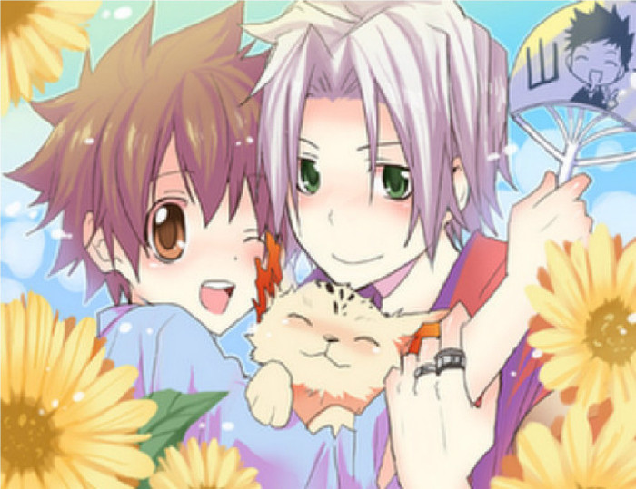 gokudera and tsuna 3 - Cele mai dragute poze care le-am vazut